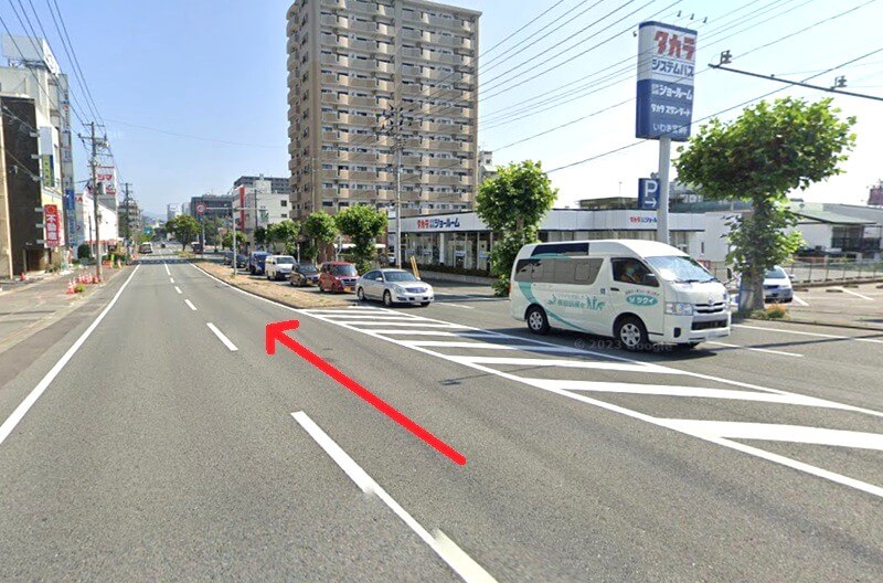タカラスタンダード いわきショールームまでの車の経路