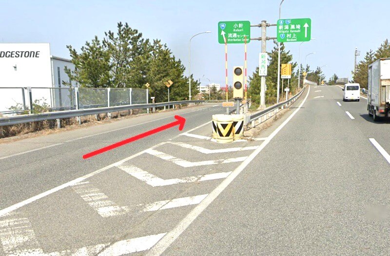 タカラスタンダード 新潟ショールームまでの車の経路