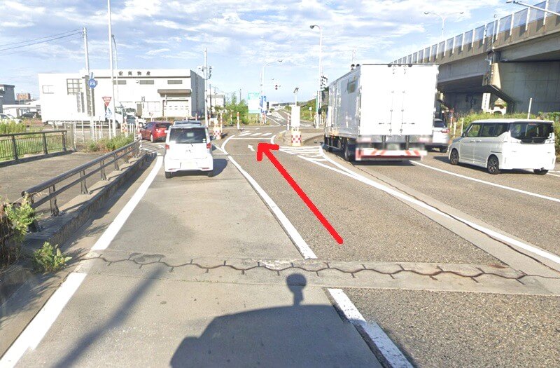 タカラスタンダード 新潟ショールームまでの車の経路