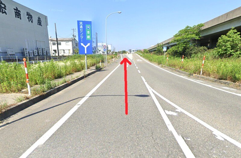 タカラスタンダード 新潟ショールームまでの車の経路