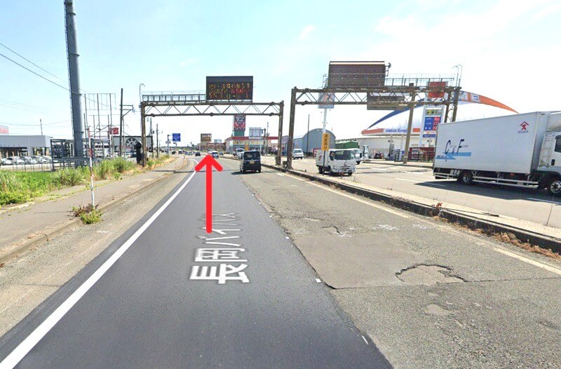 タカラスタンダード 長岡ショールームまでの車の経路