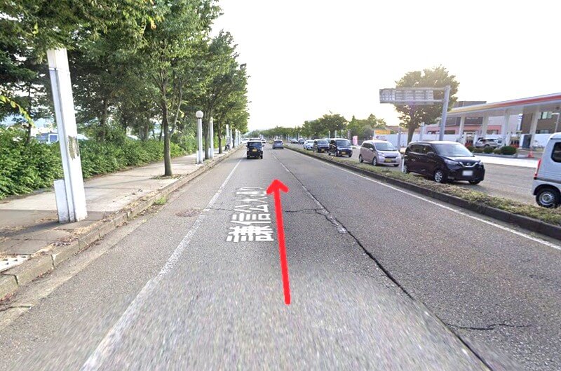 タカラスタンダード 上越ショールームまでの車の経路