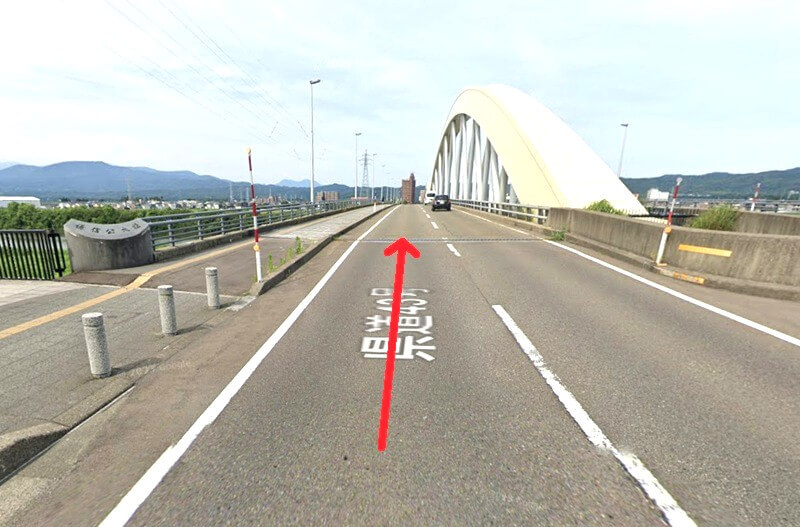 タカラスタンダード 上越ショールームまでの車の経路