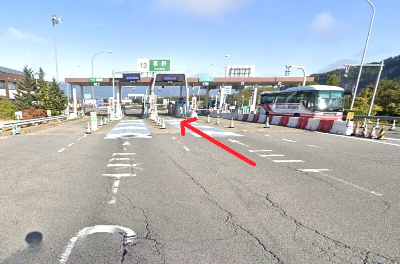 タカラスタンダード 長野ショールームまでの車の経路