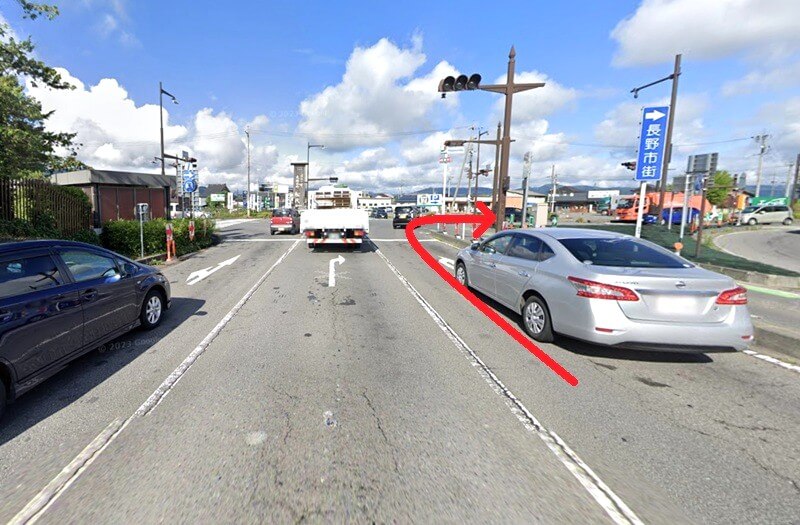 タカラスタンダード 長野ショールームまでの車の経路