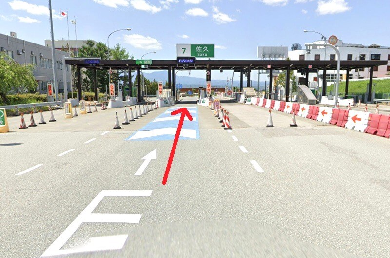 タカラスタンダード 佐久平ショールームまでの車の経路