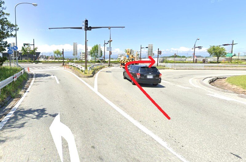 タカラスタンダード 佐久平ショールームまでの車の経路