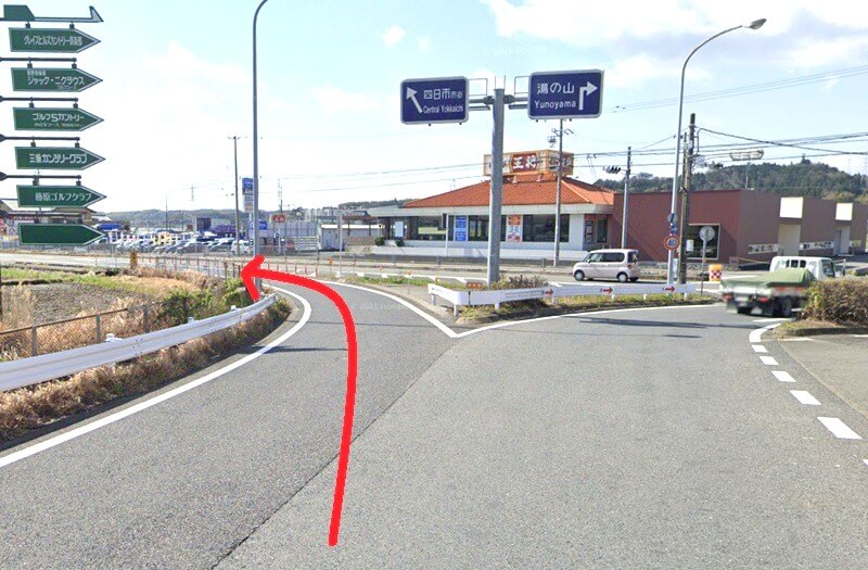 タカラスタンダード 四日市ショールームまでの車の経路