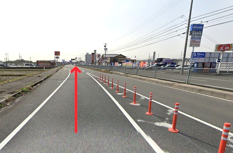 タカラスタンダード 四日市ショールームまでの車の経路