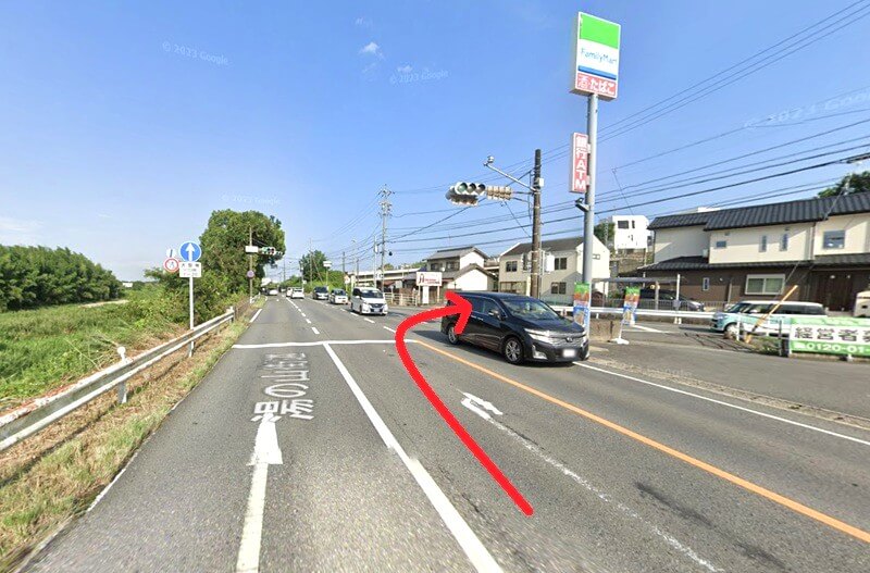 タカラスタンダード 四日市ショールームまでの車の経路