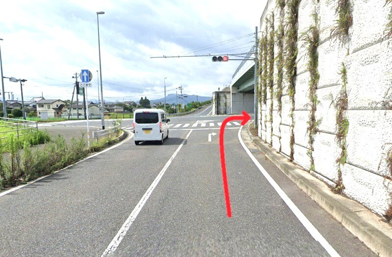 タカラスタンダード 中津ショールームまでの車の経路