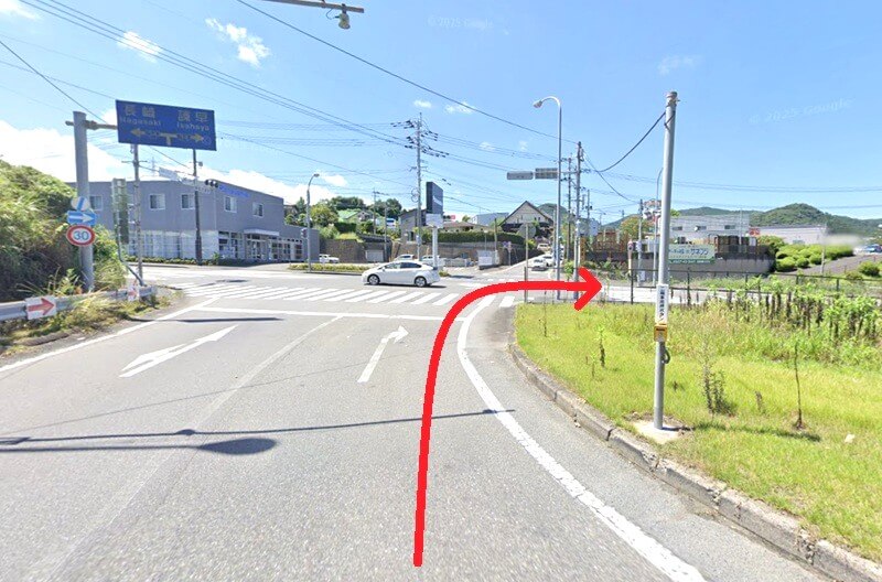 タカラスタンダード 長崎ショールームまでの車の経路