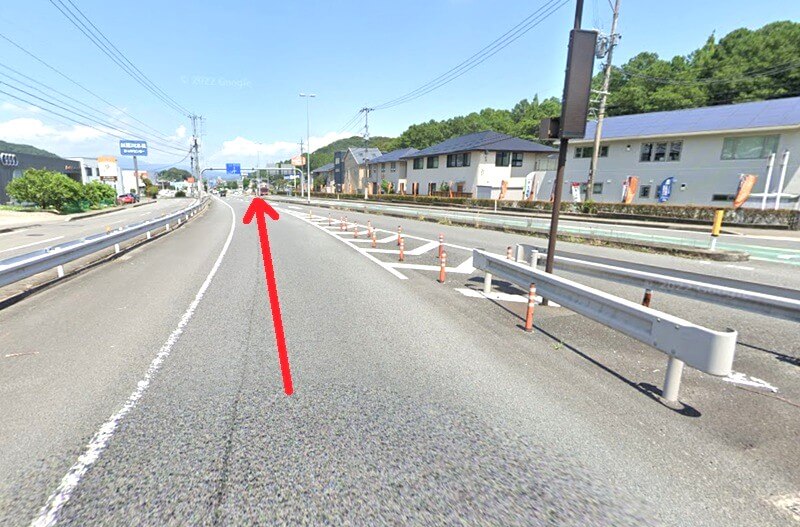 タカラスタンダード 長崎ショールームまでの車の経路