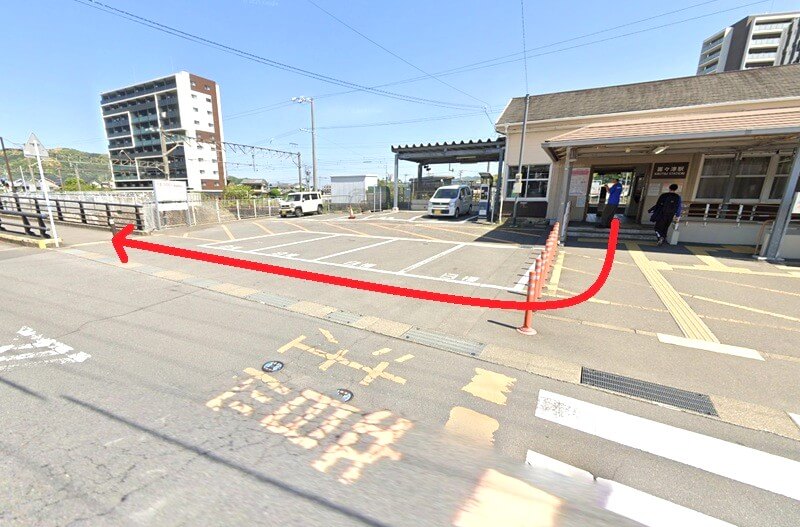 タカラスタンダード 長崎ショールームまでの徒歩経路