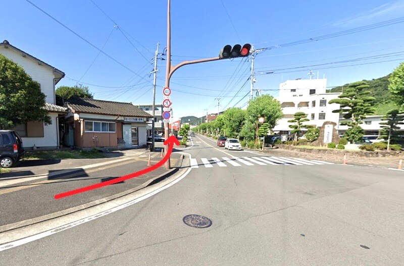 タカラスタンダード 長崎ショールームまでの徒歩経路