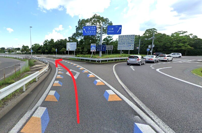 タカラスタンダード 佐賀ショールームまでの車の経路