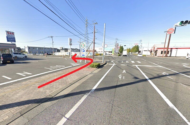 タカラスタンダード 佐賀ショールームまでの徒歩経路