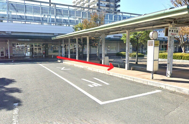 タカラスタンダード 唐津ショールームまでの徒歩経路