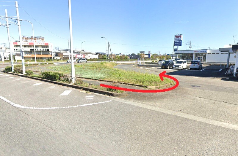 タカラスタンダード 唐津ショールームまでの徒歩経路