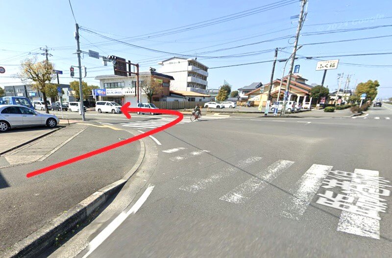 タカラスタンダード 八代ショールームまでの徒歩経路