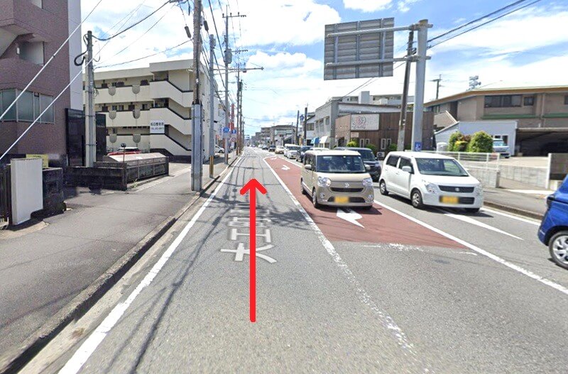 タカラスタンダード 宮崎ショールームまでの車の経路