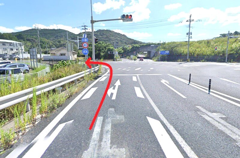 タカラスタンダード 川内ショールームまでの車の経路