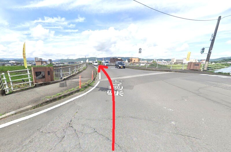 タカラスタンダード 川内ショールームまでの車の経路