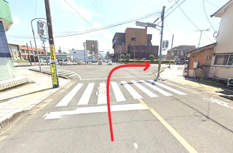 タカラスタンダード 川内ショールームまでの車の経路