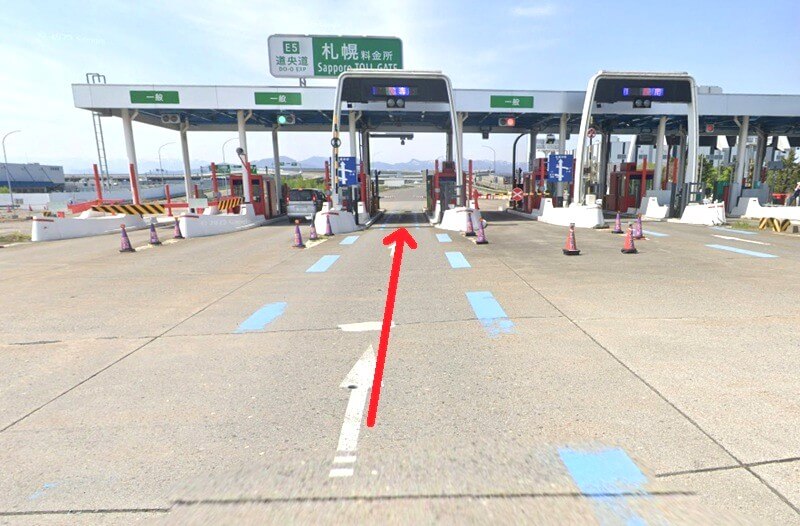 タカラスタンダード 札幌中央ショールームまでの車の経路