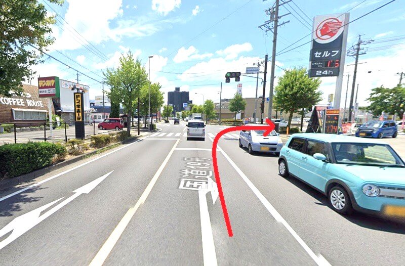 タカラスタンダード 松本ショールームまでの車の経路