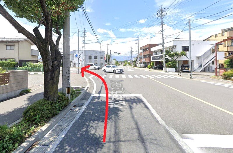 タカラスタンダード 松本ショールームまでの車の経路