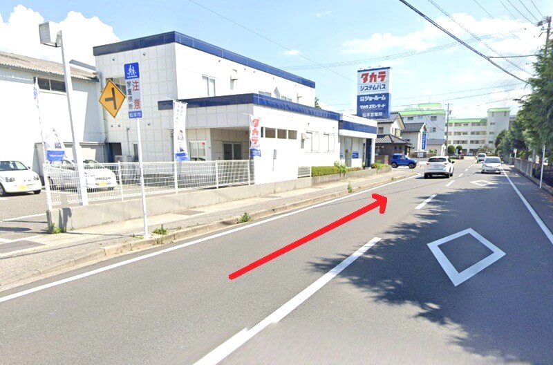 タカラスタンダード 松本ショールームまでの車の経路