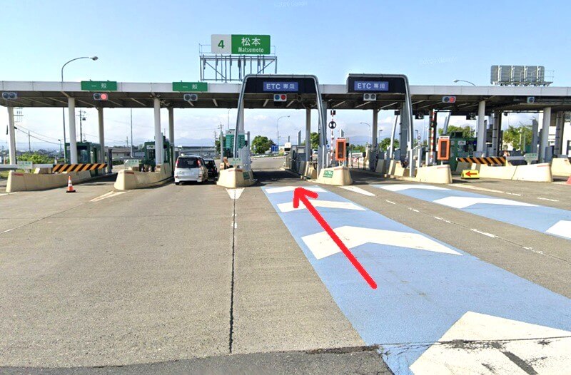 タカラスタンダード 松本ショールームまでの車の経路