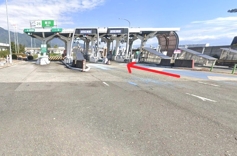 タカラスタンダード 飯田ショールームまでの車の経路