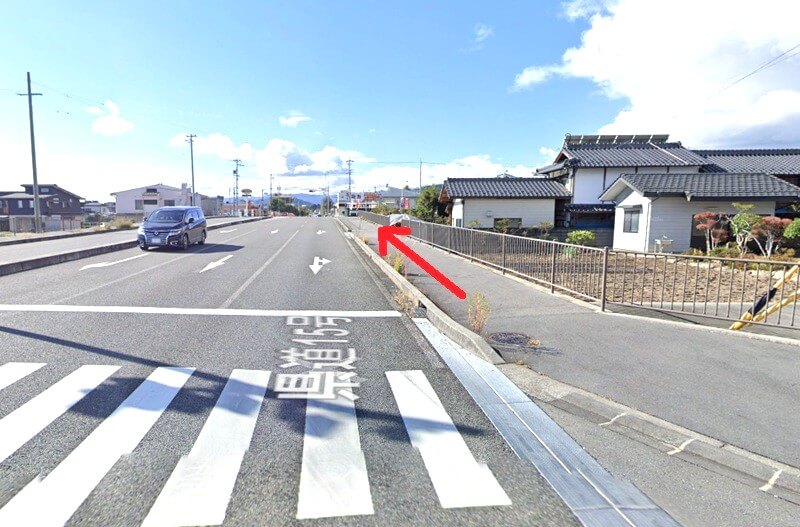 タカラスタンダード 飯田ショールームまでの徒歩経路