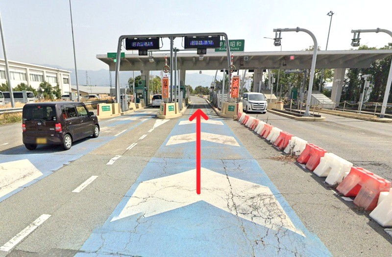 タカラスタンダード 甲府ショールームまでの車の経路