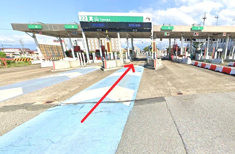 タカラスタンダード 富山ショールームまでの車の経路