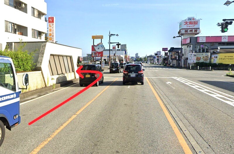 タカラスタンダード 富山ショールームまでの車の経路