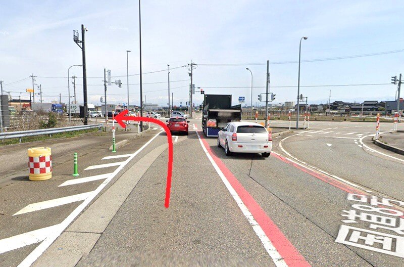 タカラスタンダード 高岡ショールームまでの車の経路