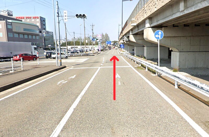 タカラスタンダード 金沢ショールームまでの車の経路