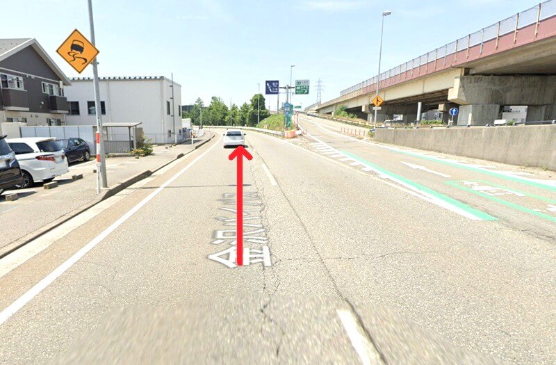 タカラスタンダード 金沢ショールームまでの車の経路