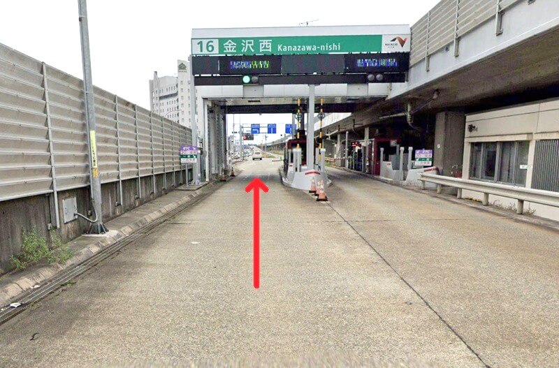 タカラスタンダード 金沢ショールームまでの車の経路