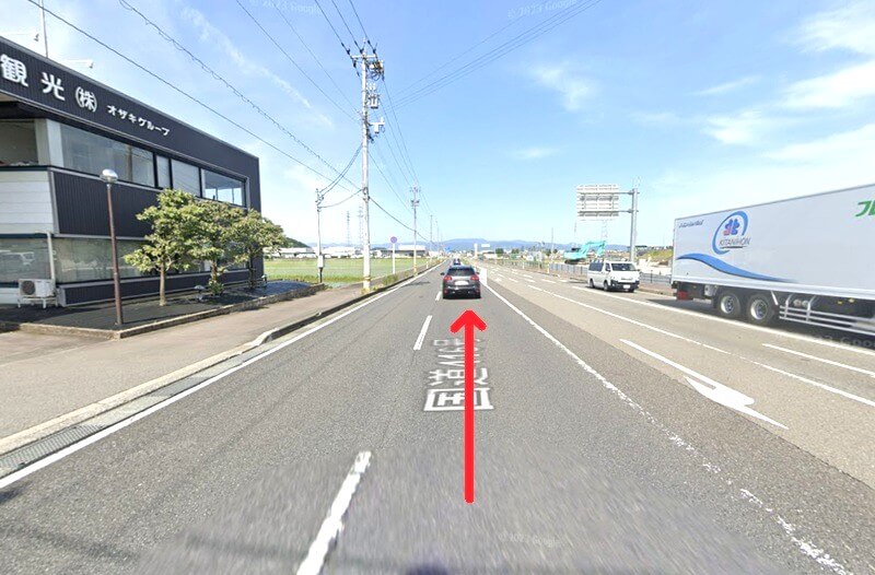 タカラスタンダード 福井ショールームまでの車の経路