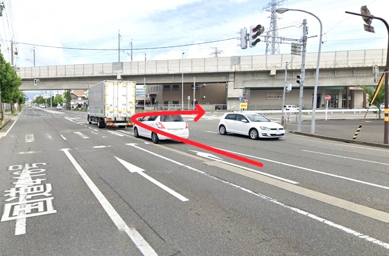 タカラスタンダード 福井ショールームまでの車の経路