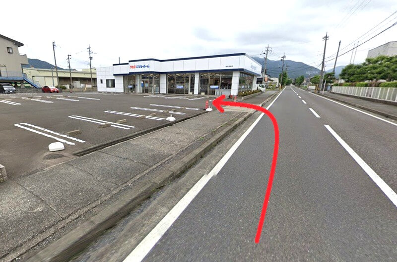 タカラスタンダード 敦賀ショールームまでの車の経路