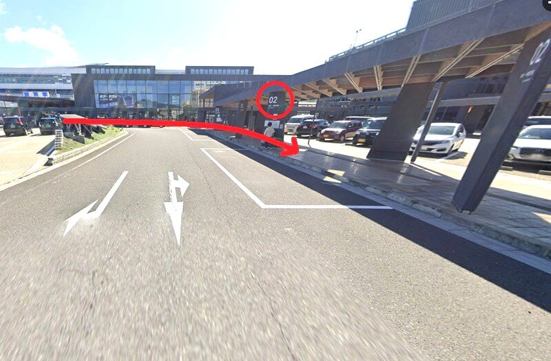 タカラスタンダード 敦賀ショールームまでの徒歩経路