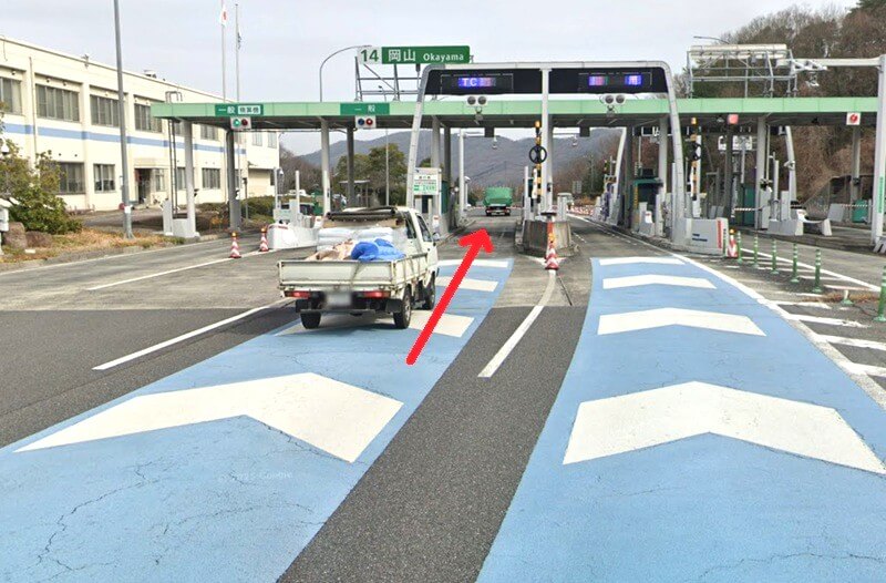 タカラスタンダード 岡山ショールームまでの車の経路