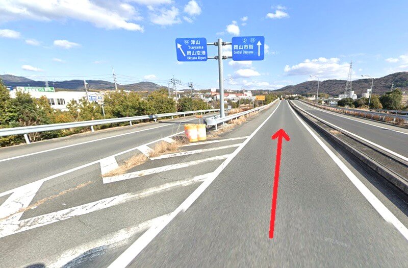 タカラスタンダード 岡山ショールームまでの車の経路