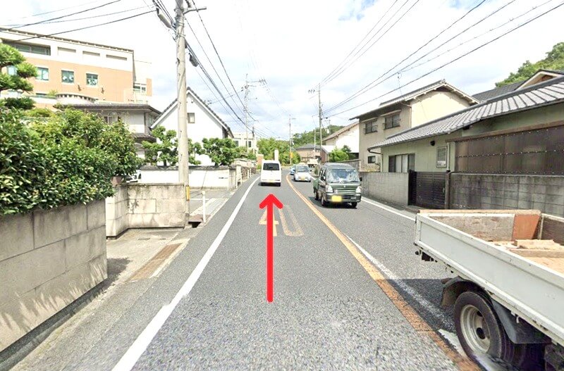 タカラスタンダード 岡山ショールームまでの車の経路