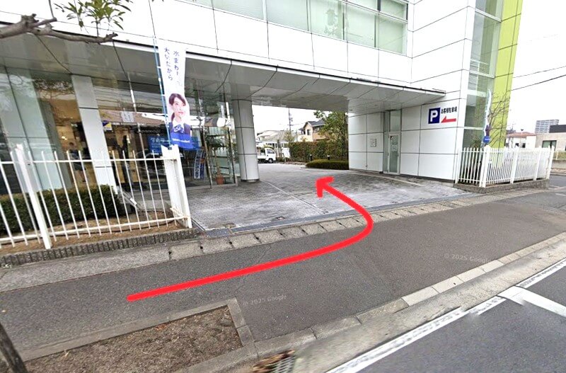 タカラスタンダード 岡山ショールームまでの徒歩経路